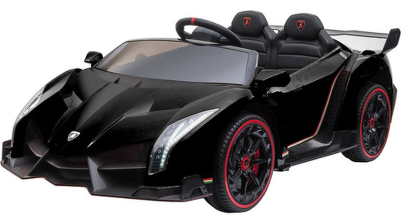 Carro Eléctrico Montable Lamborghini Negro Usb ... image number null