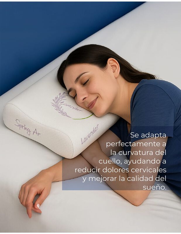 Almohada Cervi-Relax Memory Foam Infusi&oacute;n a Lav... image number null