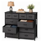Comoda Cajonera 10 Cajones Organizadora Blanca Nordica Hogar Negro Houzer