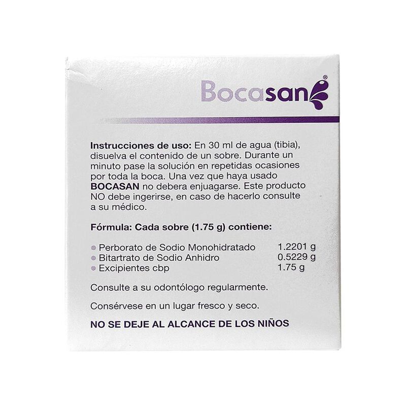 Bocasan Premium Enjuague Bucal En Polvo 1.75 G ... image number null