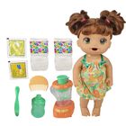 Mu&ntilde;eca Baby Alive Magical Mixer Tropical Treat Para Cabello Casta&ntilde;o