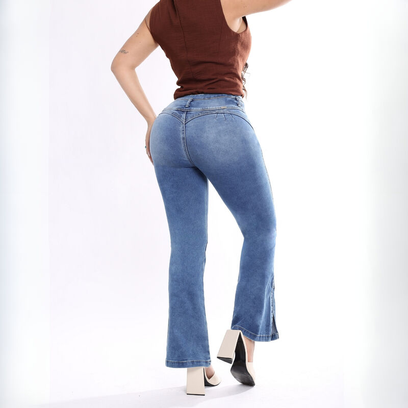 Jeans Savi Jeans Boot Cut Azul N4718C Tiro Medi... image number null