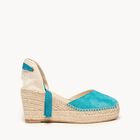 Romero Cu&ntilde;a Media Plataforma Ante Azul Turquesa