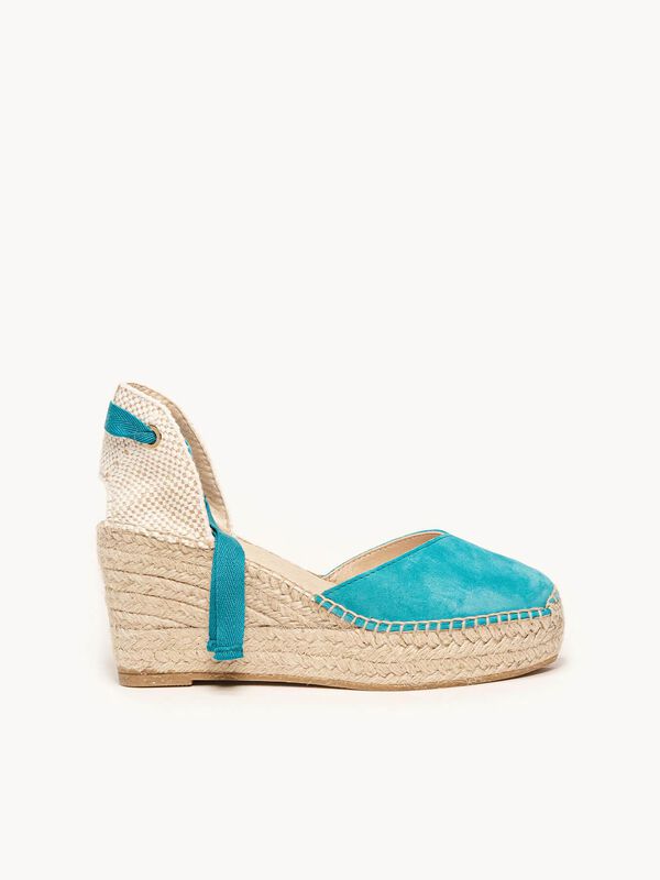 Romero Cu&ntilde;a Media Plataforma Ante Azul Turquesa image number null