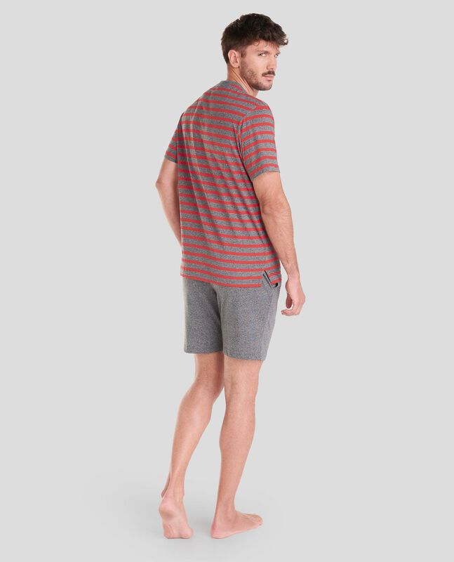 Pijama de Rayas Rojas Rojo image number null