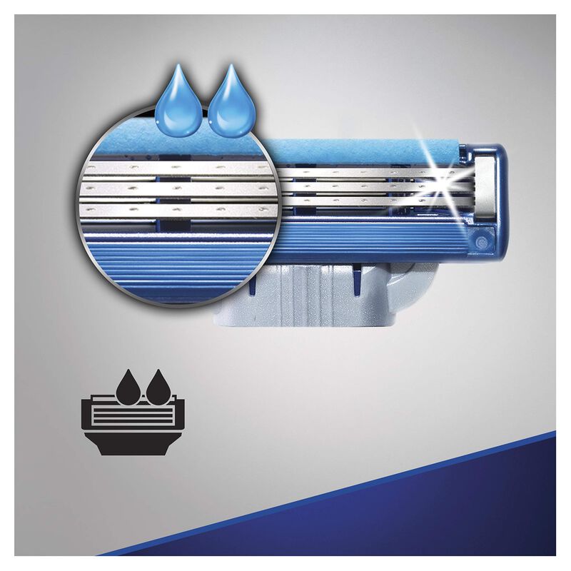 Razor Blades Gillette Mach3 Turbo Para Hombre, ... image number null