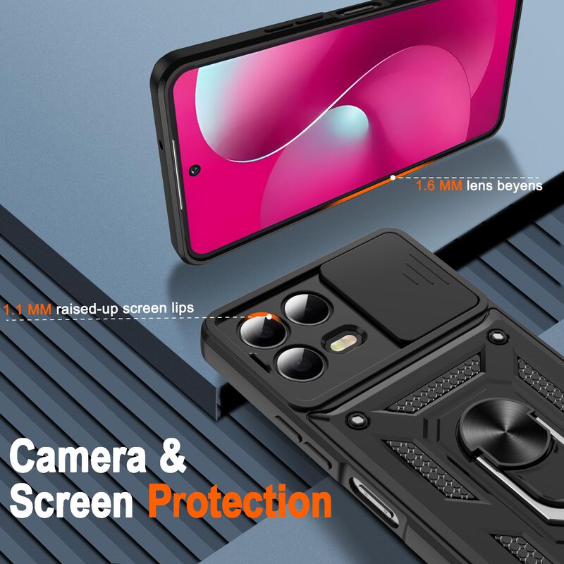 Funda Atump Revvl 8 Pro 5G con Soporte Giratori... image number null