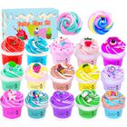 Slime Kit Tzsofesko, 15 Paquetes De Mantequilla Bicolor, Antiadherente