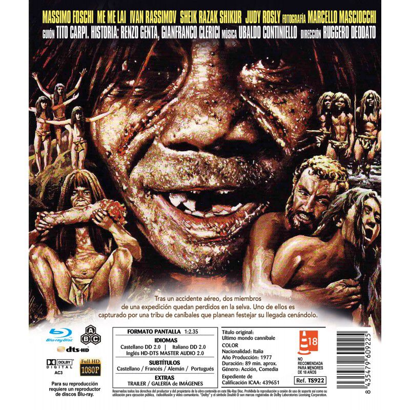 Mundo Can&iacute;bal, Mundo Salvaje [blu-ray] (1977) &Uacute;... image number null