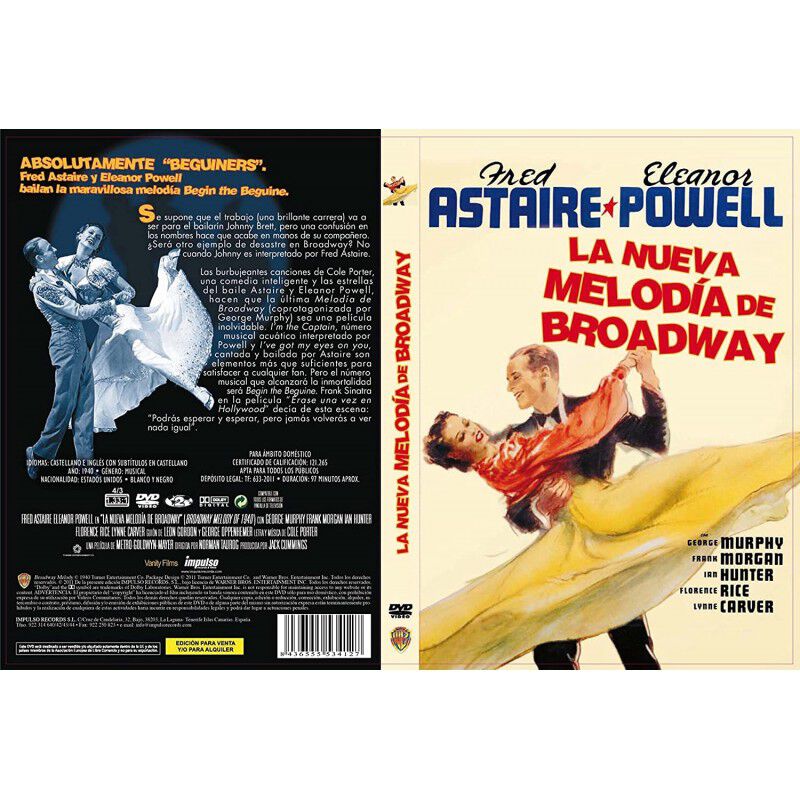 La Nueva Melodia De Broadway Dvdr 1940 Broadway... image number null
