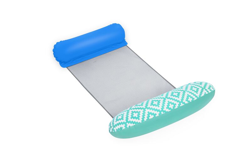 Cama inflable 1.45cm x 87cm con almohada col az... image number null