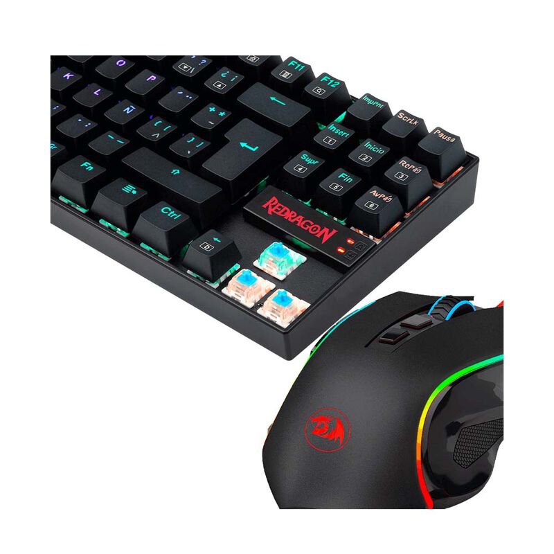 Redragon Combo K552rgb + M607 Teclado En Espa&ntilde;o... image number null