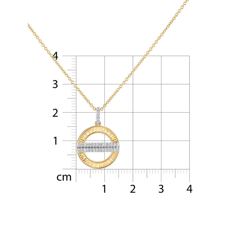 Dije Oro Amarillo 14k Con Diamante 8 Pts | Bizz... image number null
