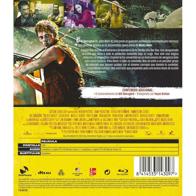 Kill Boy [Blu-ray] (2023) Boy Kills World image number null