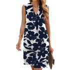 Vestido QACOHU Sin Mangas Floral Casual Tipo Shift 2026