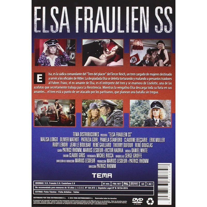 Elsa Fraulien S.s. [dvd] (1977) Elsa Fr&auml;ulein S... image number null