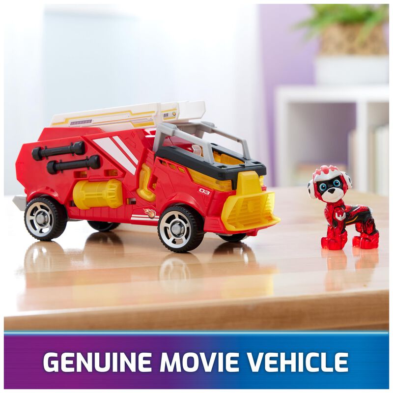 Firetruck Toy Paw Patrol The Mighty Movie Con M... image number null