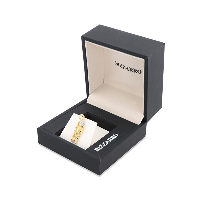 Medalla De San Judas Tadeo Oro Amarillo Con Pla... image number null