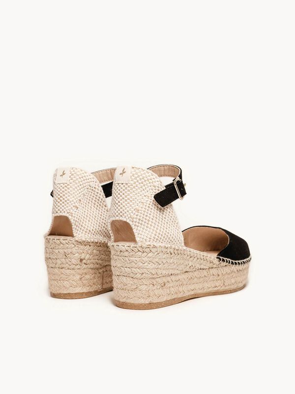 Alpargata Plataforma Negra Jara image number null