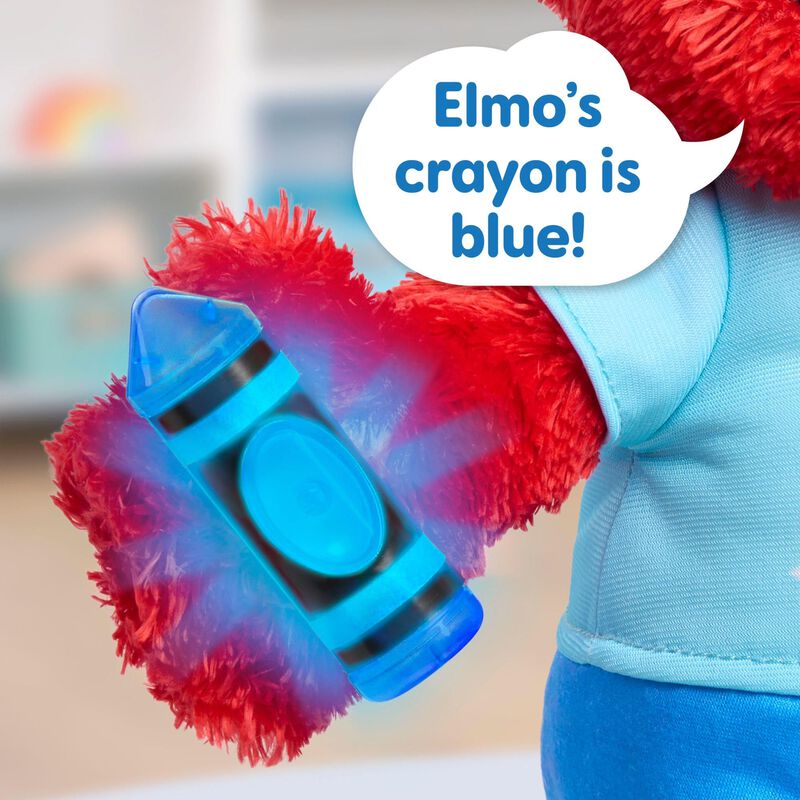 Elmo De Peluche Just Play Sesame Street Learnin... image number null