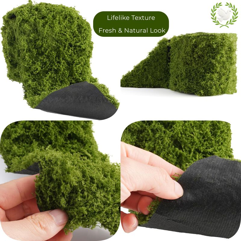 Tapete De Musgo Verde Usmola 10 &times; 120 cm Para M... image number null