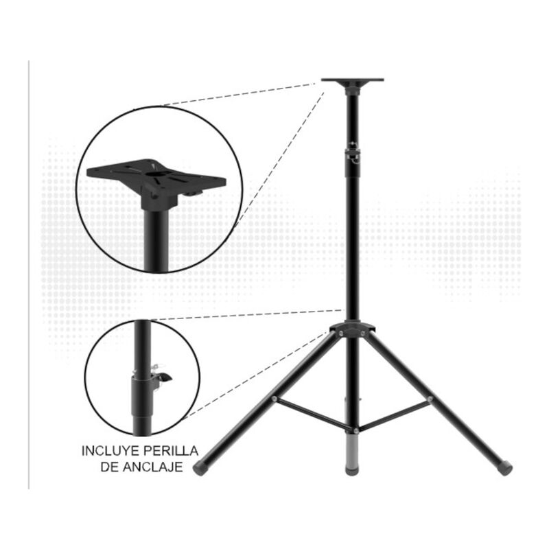 Tripie Stand Pedestal Para Bafle Bocina Bst 40k... image number null