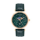 Reloj Nivada Zodiaco Oro Rosa/Piel Carátula Verde
