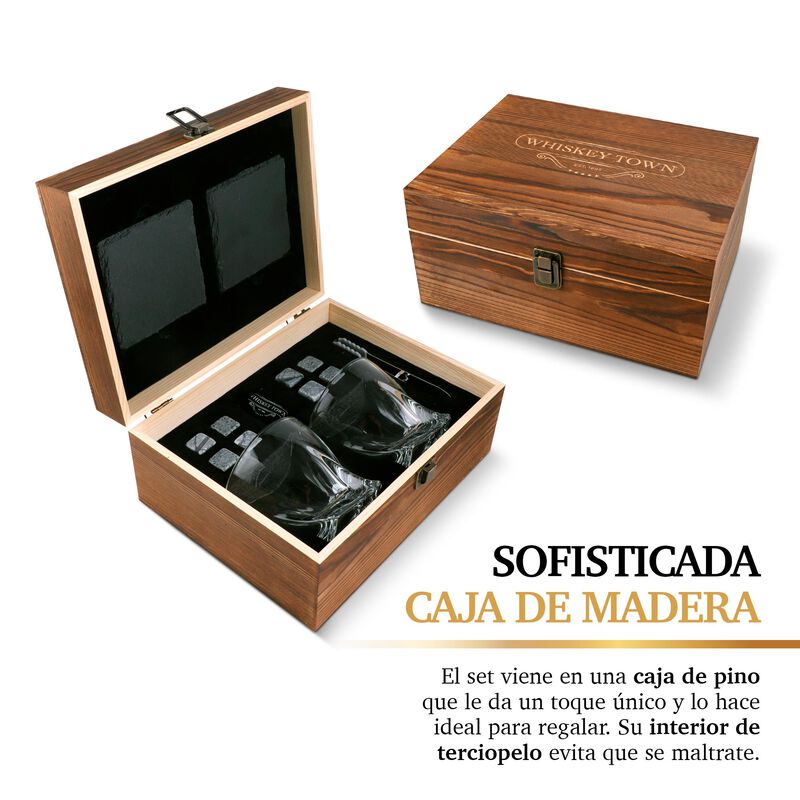 Set de Regalo con Vasos de Vidrio MIXOLOGIC image number null