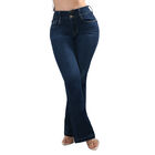 Jeans Campana S4802 Push Up Tiro Medio Mujer Savi Jeans
