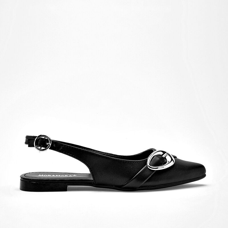 Moramora sandalia piso  para mujer negro cod 14... image number null