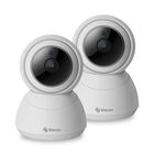 2 C&aacute;maras de seguridad Wi-Fi* / Ethernet 3 MPx robotizada con seguidor de movimiento