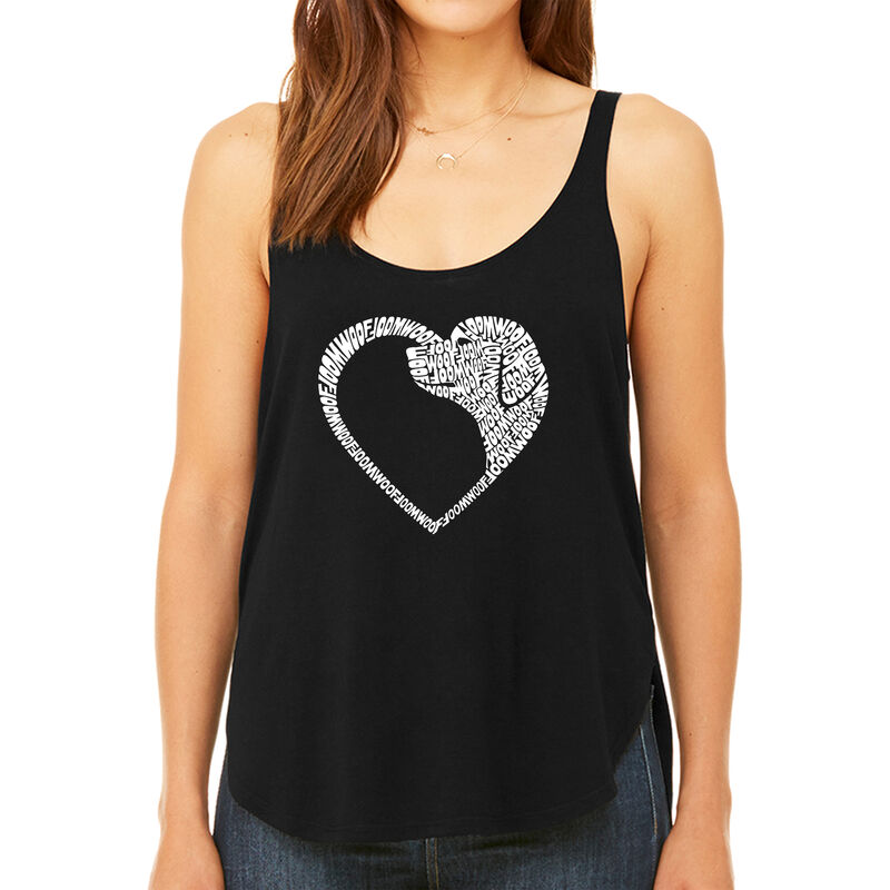 Tank Top Holgado Premium Word Art Para Mujer - ... image number null