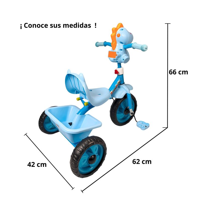 Triciclo Infantil Con Luz Y Sonido Para Ni&ntilde;os 3... image number null