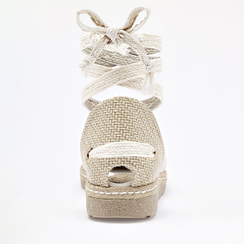 Mimar alpargata plataforma para mujer latte cod... image number null