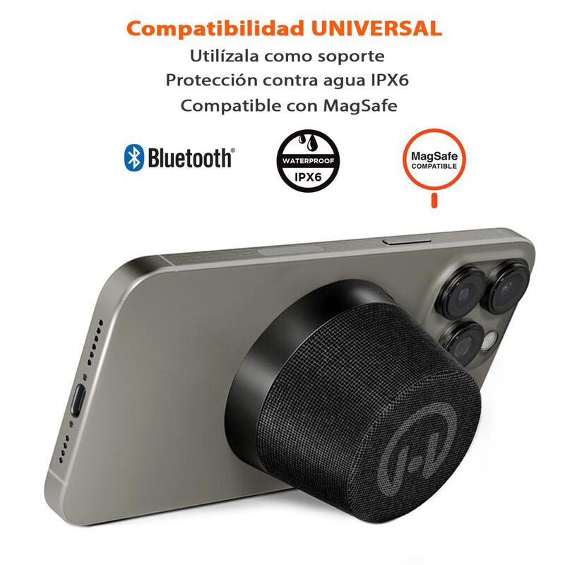 Bocina Hypergear Mini Magnetica Bluetooth Inala... image number null