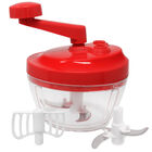 Procesador Alimentos Manual Tornado Rojo