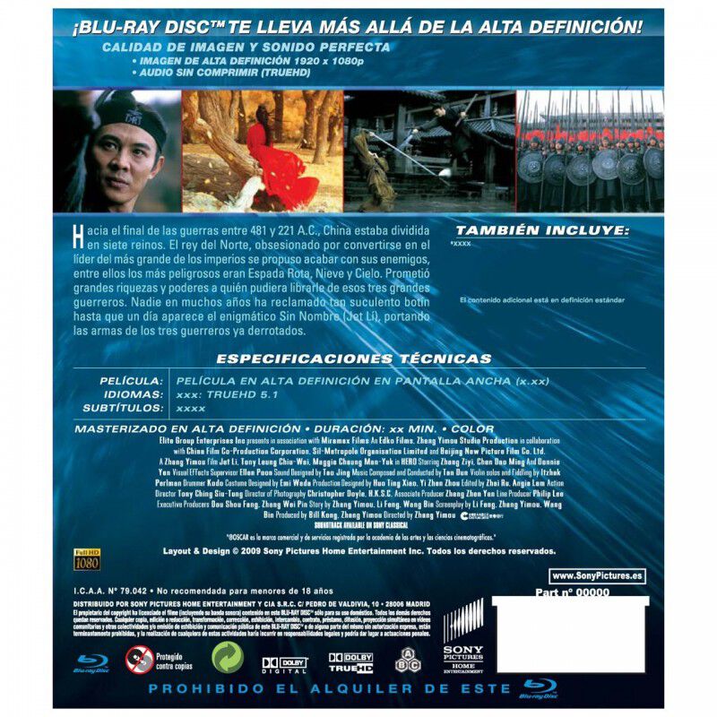 Hero [blu-ray] image number null