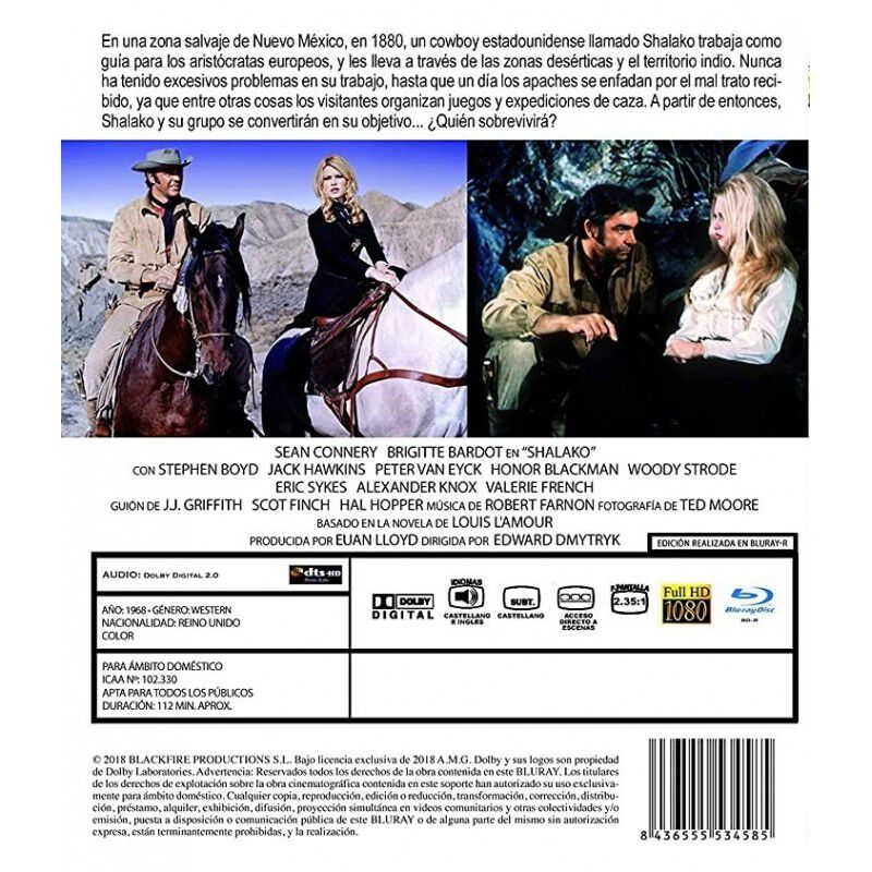 Shalako [blu-ray] (1968) image number null
