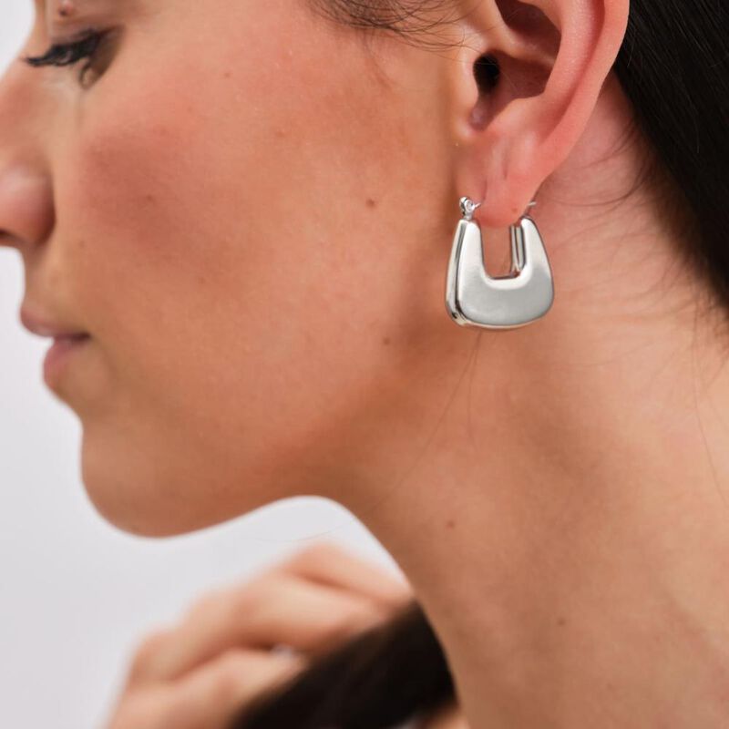 Aretes LuckyLy Elena Mujer Ba&ntilde;o de Oro 14k o Ac... image number null