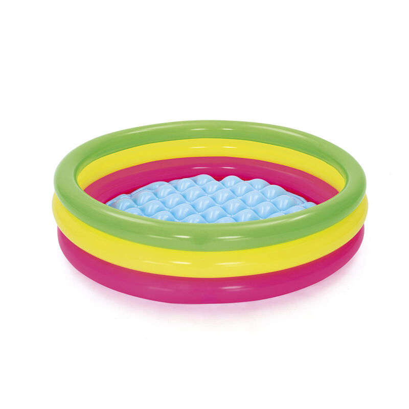 Alberca Inflable Infantil De Arco&iacute;ris 3 Aros Ch... image number null