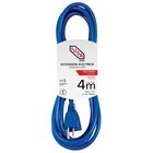 Extensi&oacute;n de Uso Rudo Aterrizada Azul Clavija Recta 4m IUSA