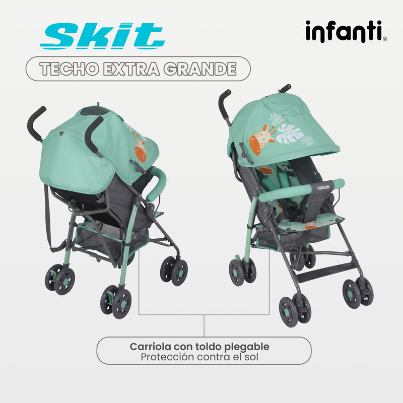 Carriola de Bast&oacute;n Skit Safari Verde image number null