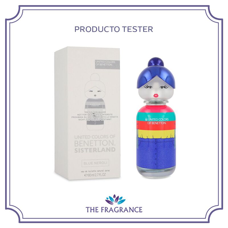 Tester Benetton Sisterland Blue Neroli 80ml Edt... image number null