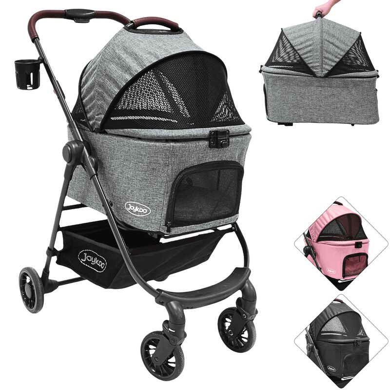 Carriola para Mascotas Cochecito para Perros y ... image number null