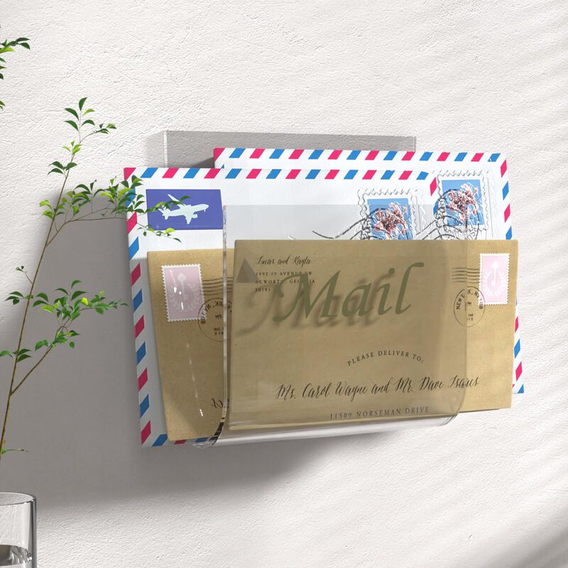 Portacorreos Cociat 17x6 cm Montaje De Pared Tr... image number null