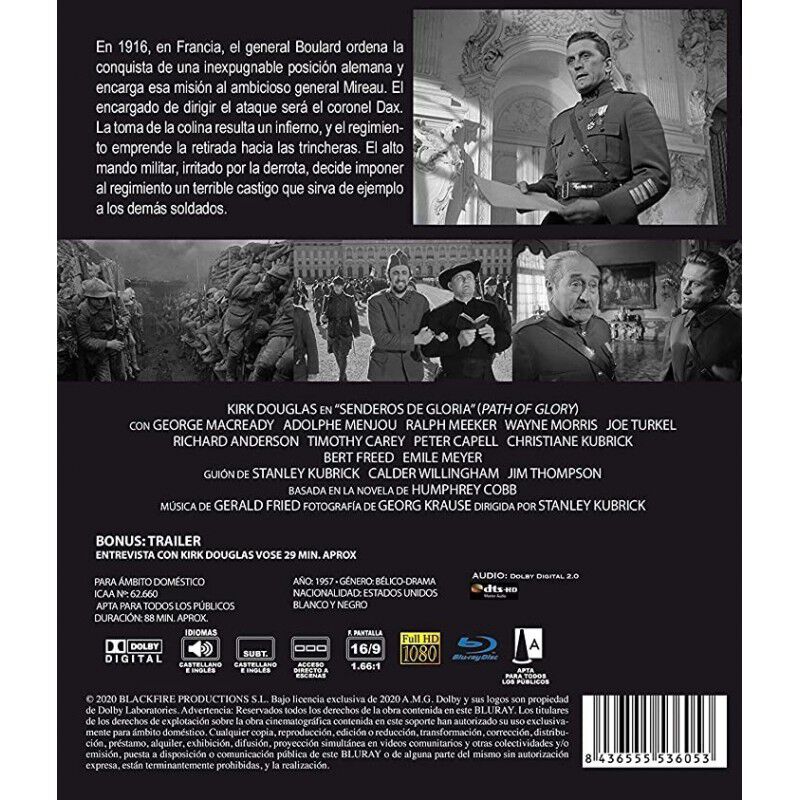 Senderos De Gloria [blu-ray.] (1957) image number null