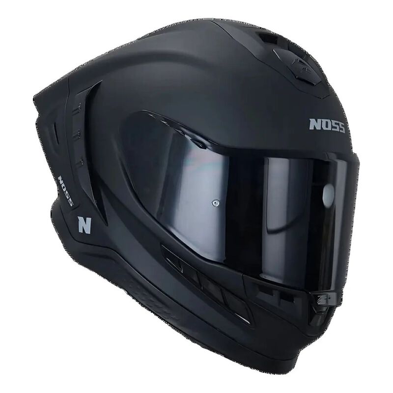 Casco Noss Ns-806 Cerrado S&oacute;lido Negro Mate Xxl image number null