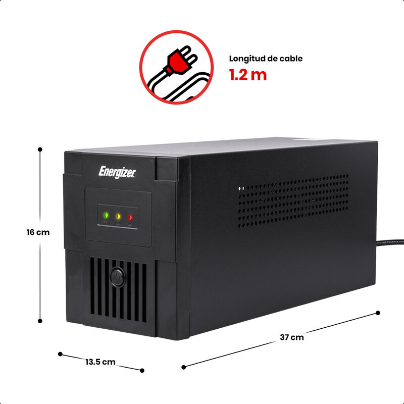 ENERGIZER No Break Ups 1500VA 900w 8 Contactos ... image number null