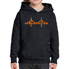 Sudadera Con Capucha Word Art Para Ni&ntilde;a - Puente de San Francisco - Negro
