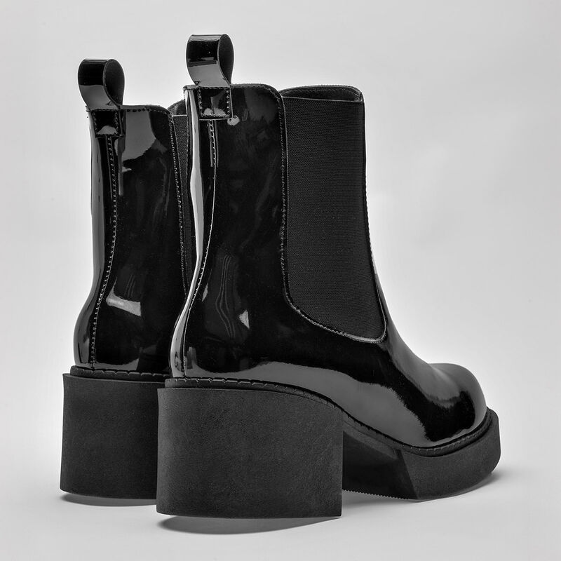 Been Class Bot&iacute;n para mujer negro charol image number null